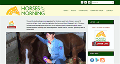 Desktop Screenshot of horsesinthemorning.com